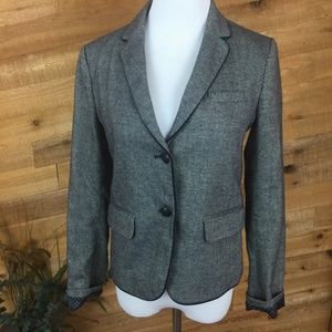 GAP Academy Blazer Gray Navy Trim